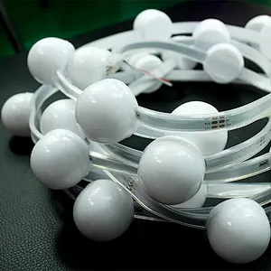DC12V IP67 RGB Half Globe LED Light String Magic Full Color Holiday  Decoration